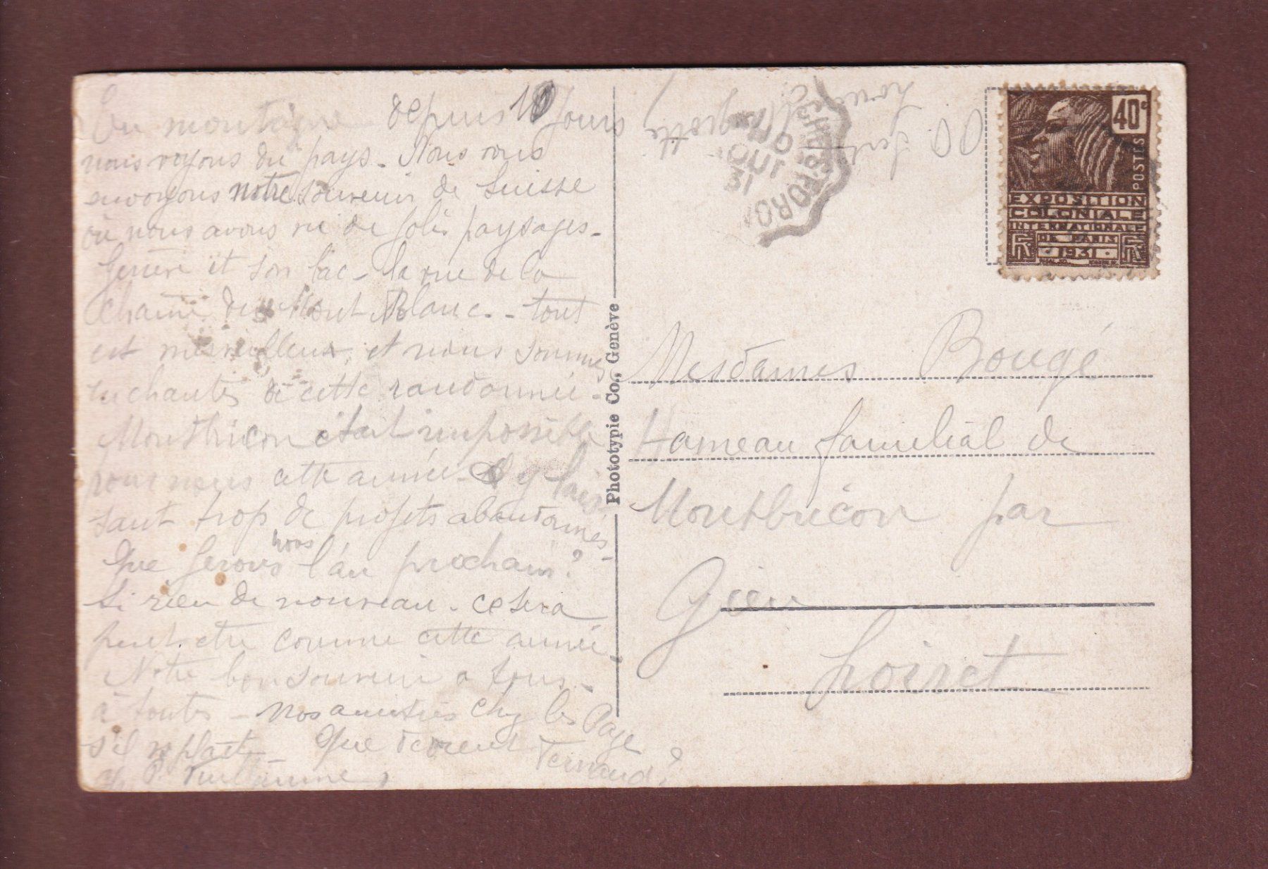 Cartoline postali: GENEVE - Musée de l'Ariana - 1931 – Usato da Pully venduto da nicecards 1