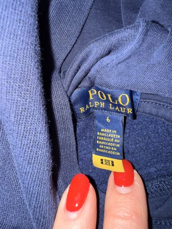 Polo Ralph Lauren Kinder Hoodie blau Grösse 6 Jahre