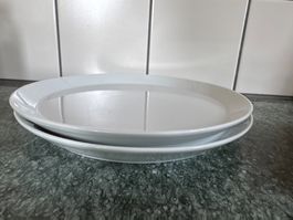 Silwy Magnetteller, 2 Stück, Porzellan