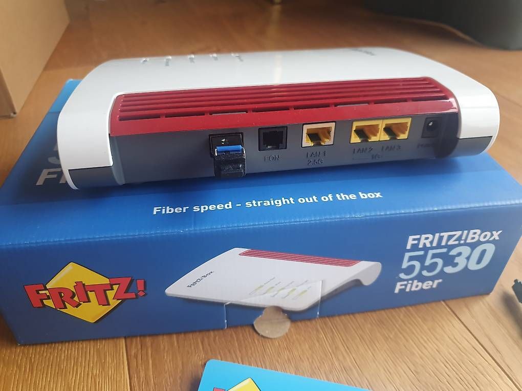 Fritz Modem & Router: Fritz Box 5530 Fiber Glasfaser OVP – Usato da Baar venduto da joh_9tcq 1