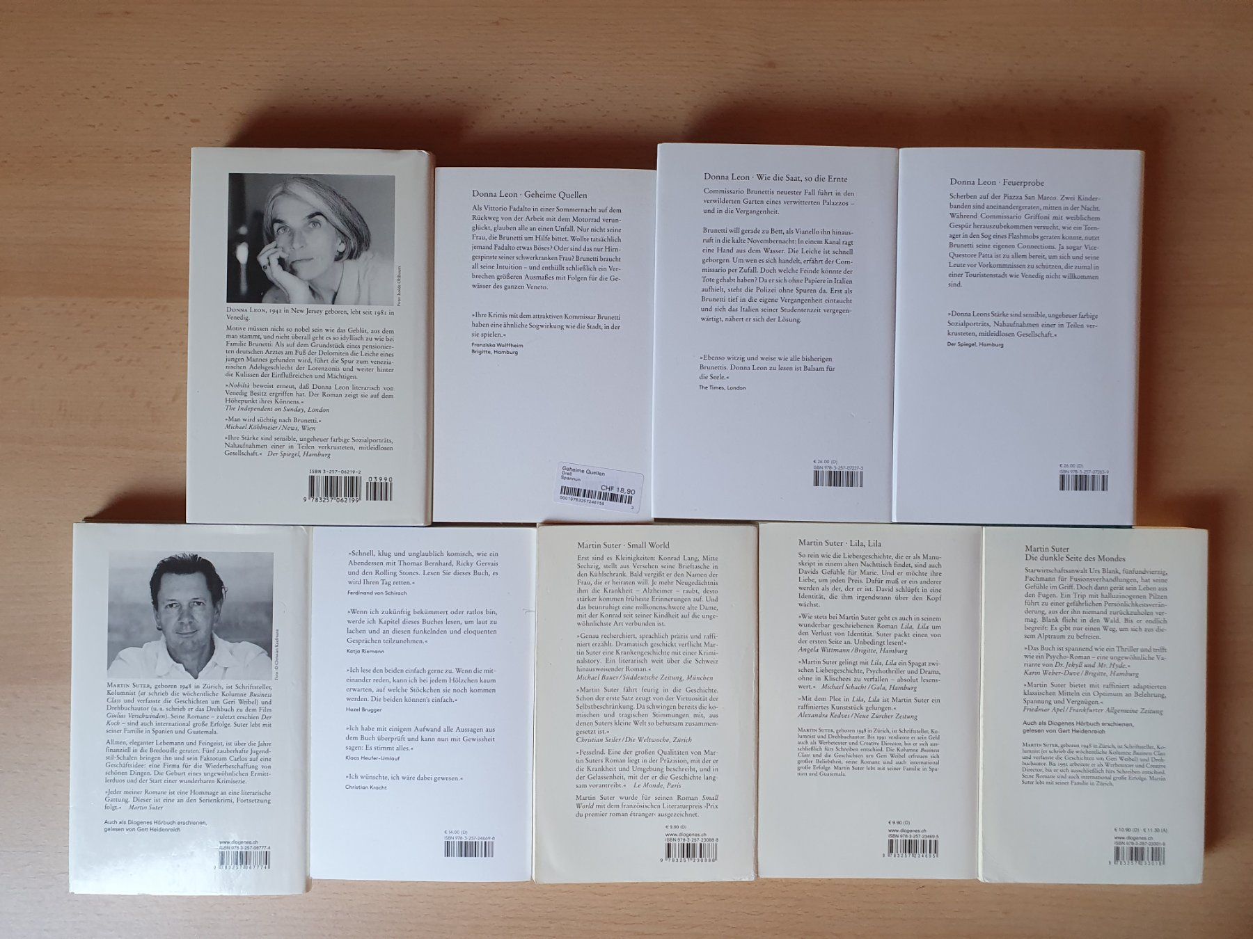 Libri: Bücherpaket Donna Leon & Martin Suter – Usato da St. Margarethen TG venduto da Schachmatt 1