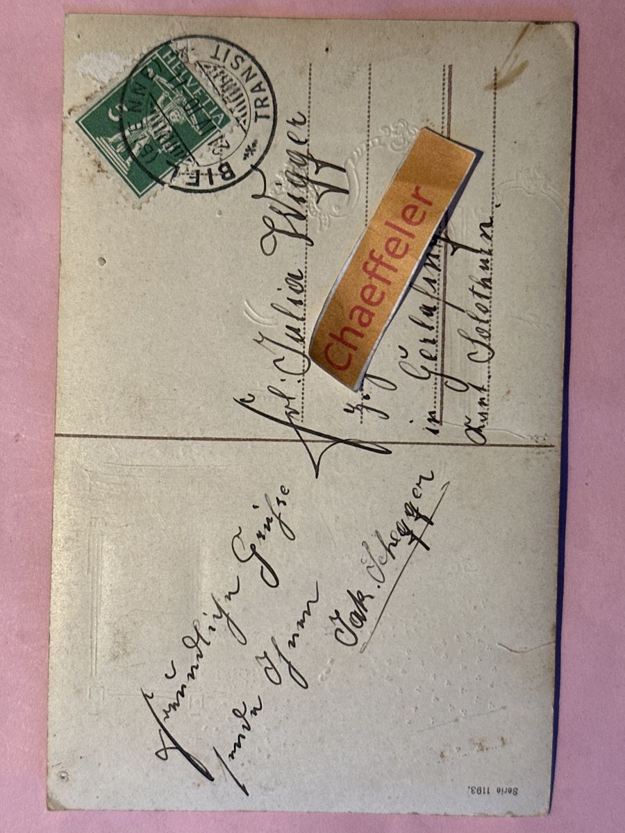 Cartes postales: 1910 Kitsch-Karte – D'occasion à Zürich par Chaeffeler 1