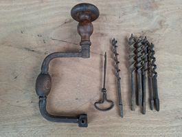 Handbohrer antik alt Deko Vintage Nostalgie Art