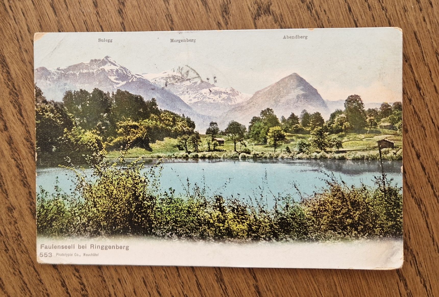 Cartoline postali: Faulenseeli bei Ringgenberg, 1905 – Usato da Ebikon venduto da Donar50