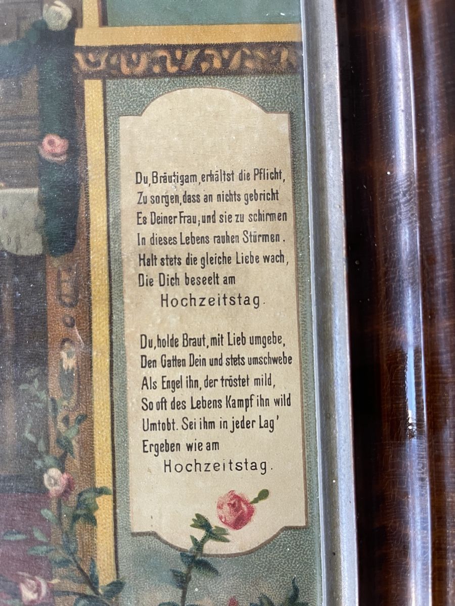 Cornici: Antik Kirche Gott Ehe Bilderrahmen – Usato da Waldstatt venduto da Cremschnitte 4