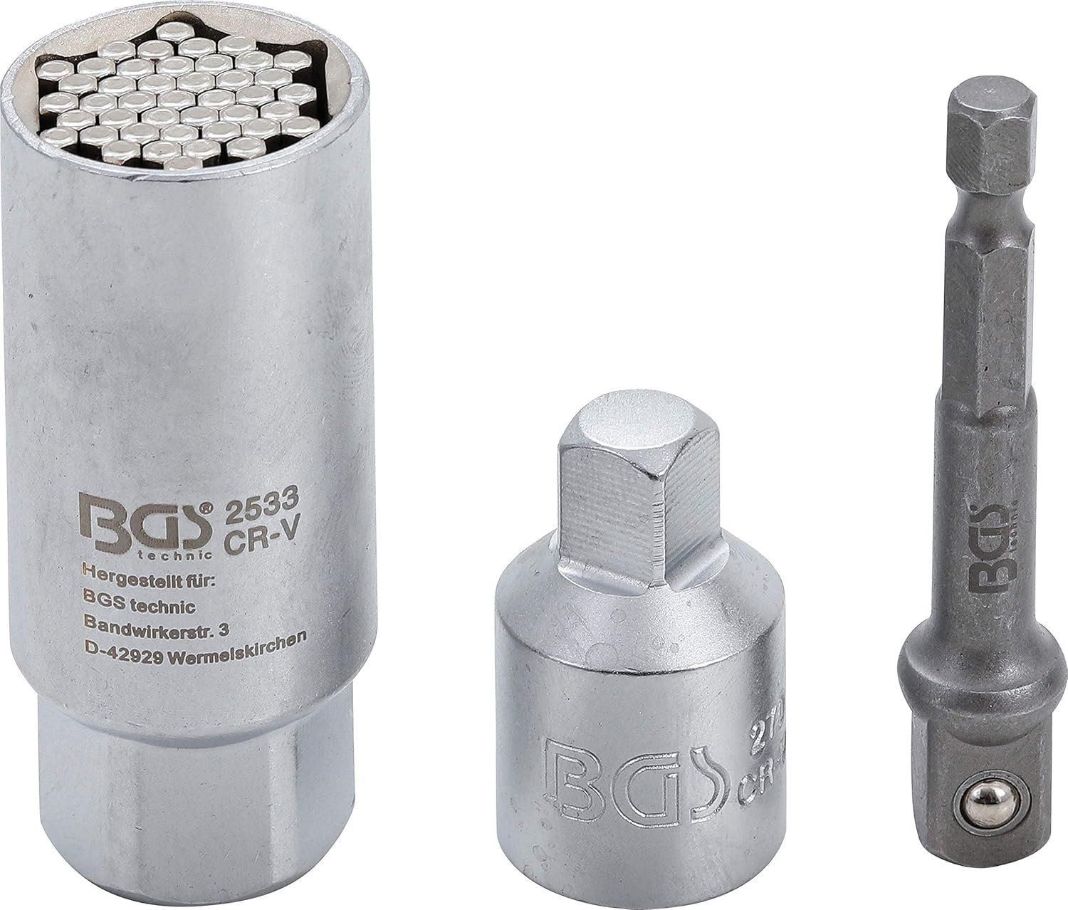 Tutti gli attrezzi: Multi-Einsatz mit Adapter-Satz, (3/8"),  9-21 mm, 3-tlg. – Nuovo e nell'imballaggio originale da Dietikon venduto da KFZ-Spezialwerkzeuge
