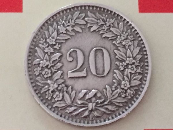 Tutti le monete: 20 Rappen 1944 ss-vz – Usato da Elsau venduto da herbybay 1