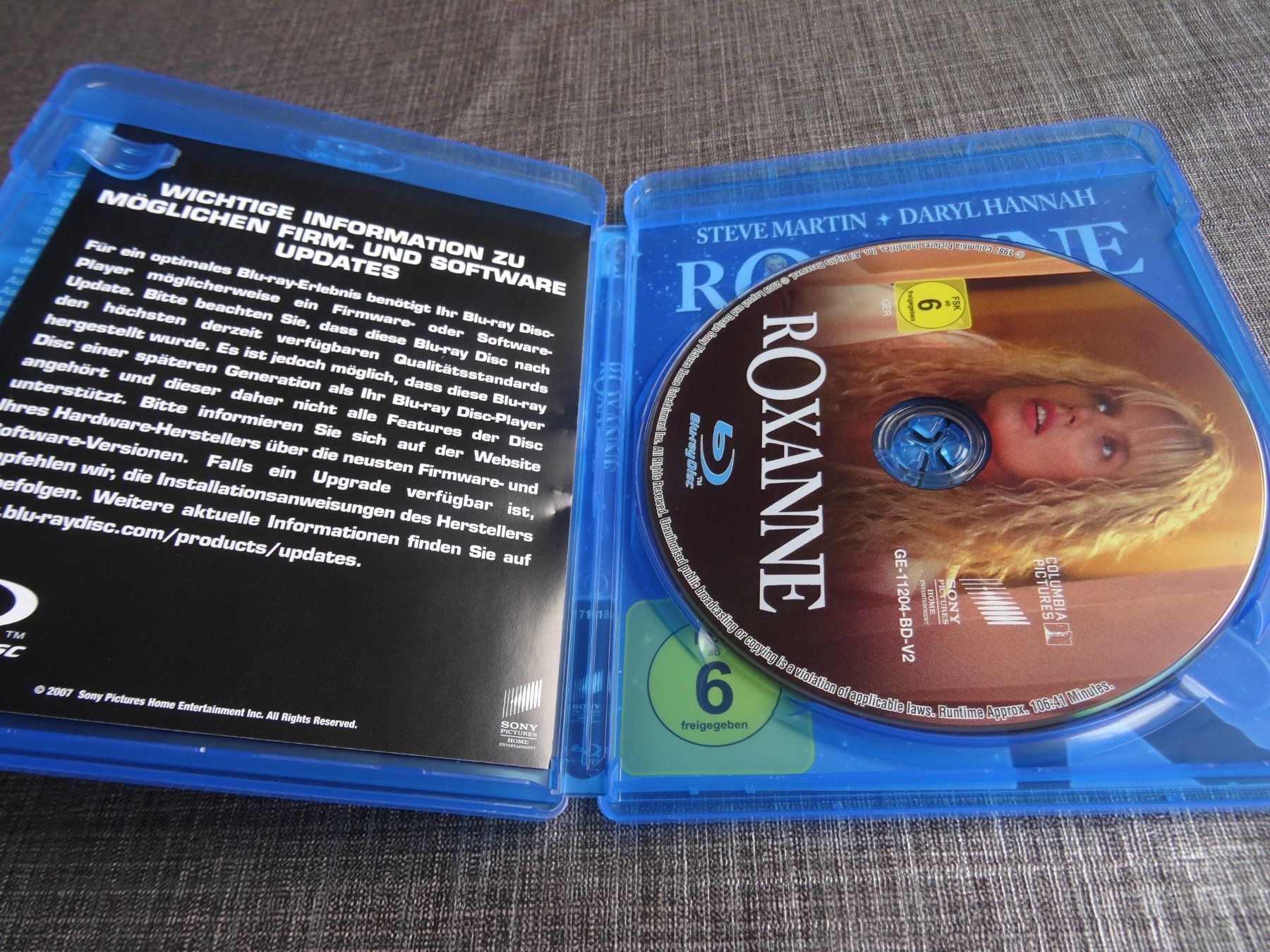 Tutti i DVDs: Roxanne Blu-ray Steve Martin Daryl Hannah – Usato da Olten venduto da Disc-Verkauf 1