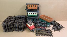 LGB Modelleisenbahn Konvolut Loks Wagen Schienen gebraucht
