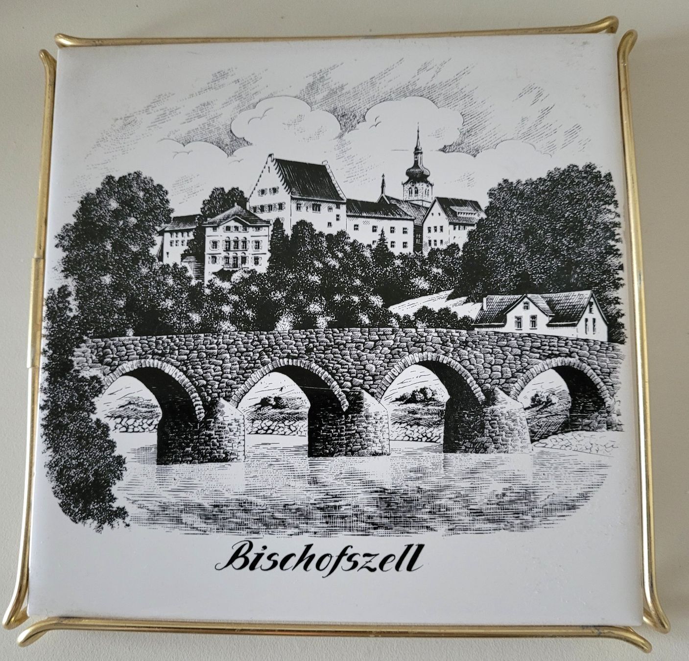 Sottobicchieri: Untersetzer Bischofszeller Steinbrücke – Usato da Oberuzwil venduto da rtr_wp6m
