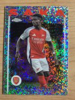 Soccer Bukayo Saka SPECKLE PRIZM Topps Chrome 2025  🔥