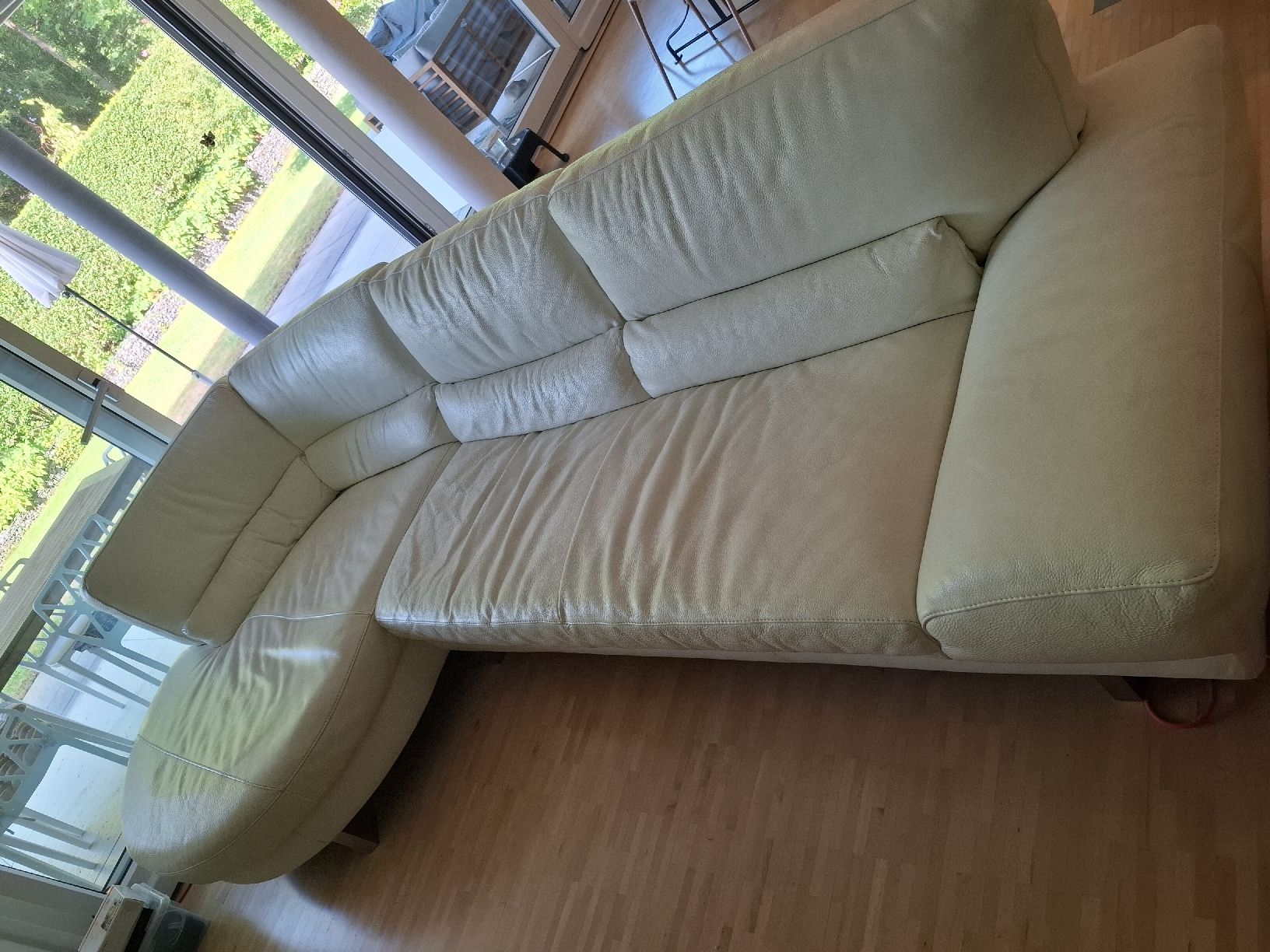 Divani: Ledersofa mit Recamiere – Usato da Männedorf venduto da Einhornmama 1