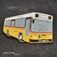 Vintage PTT Bus Herisau Anstecknadel, Rarität für Sammler!