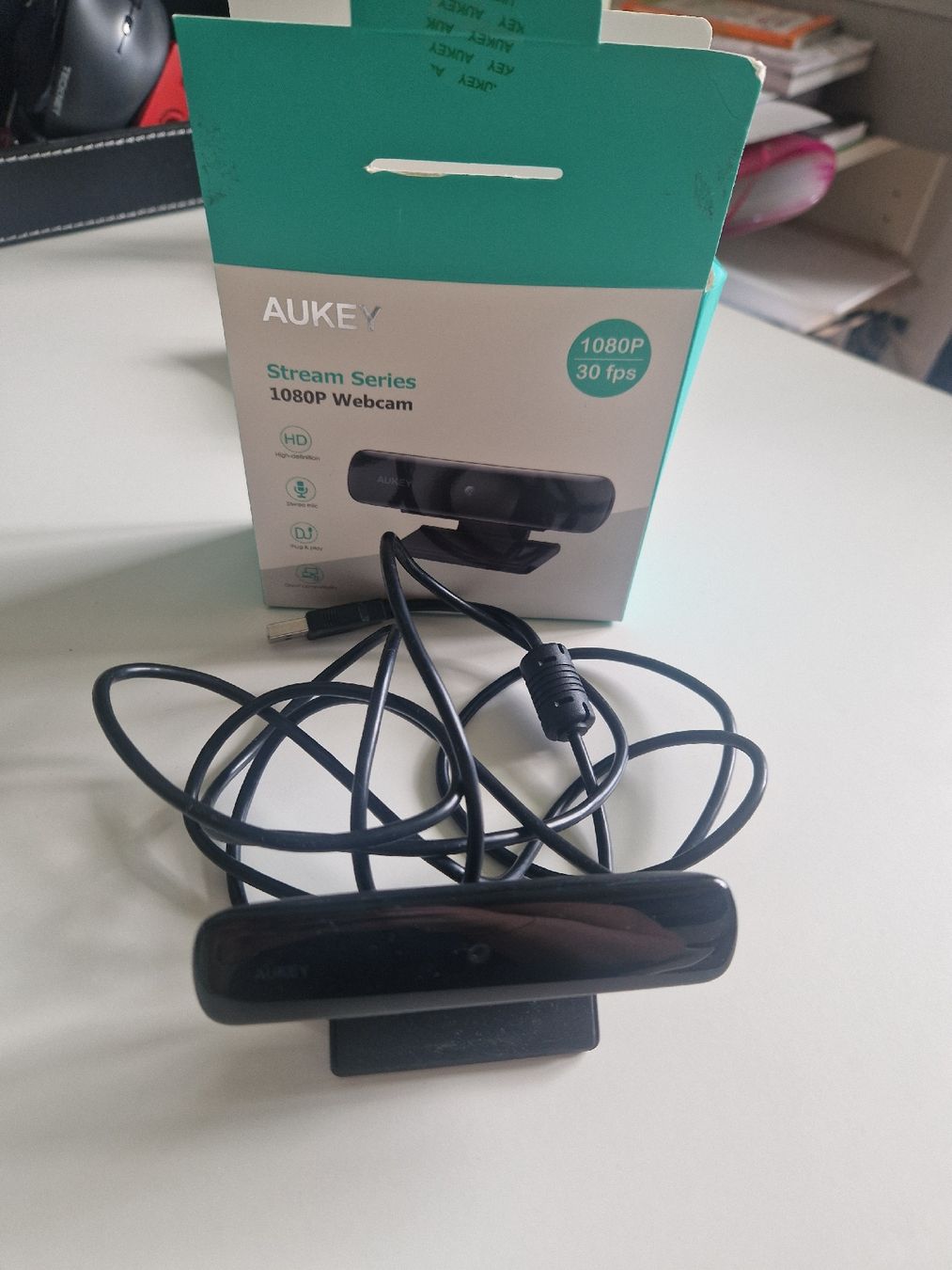 Aukey Webcam: AUKEY Webcam 1080P Stream Series neuwertig – Usato da Winterthur venduto da kri_2786