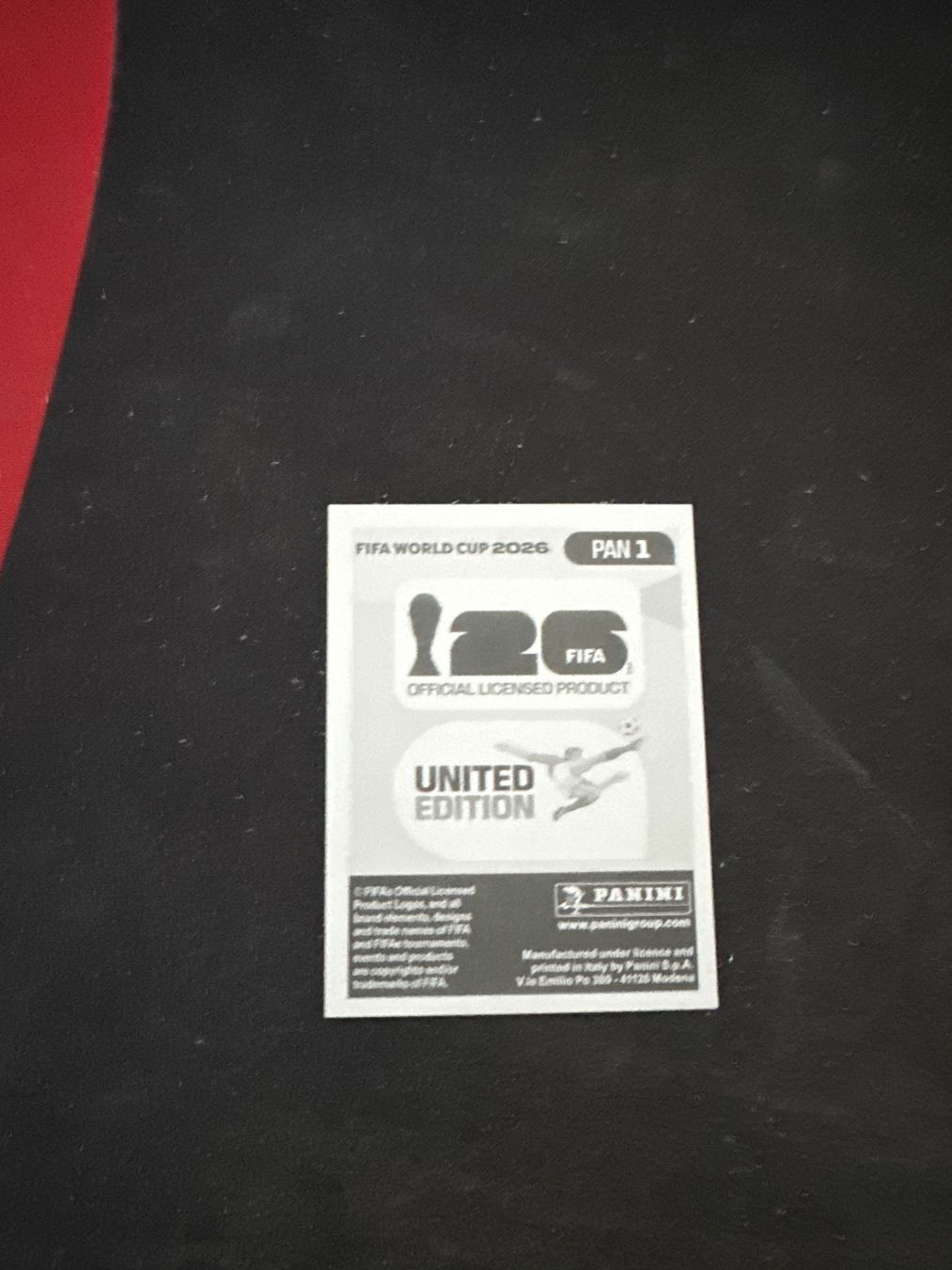 Panini Sammelbilder & Trading cards: Panini FIFA WM 2026 Sticker - PAN 1 – Gebraucht aus Sulz AG von DealWerk 1