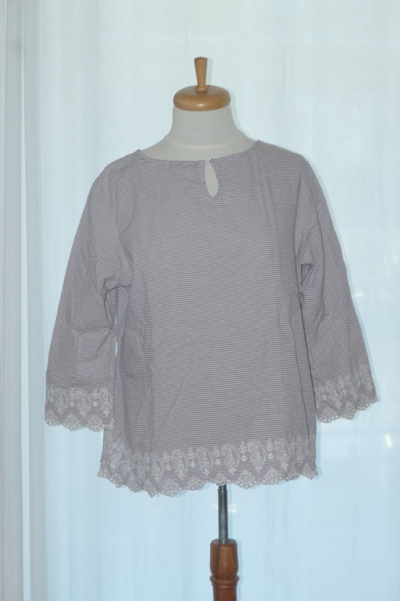 Esprit T-shirt: Shirt Grösse 44 gestreift mit Spitze Esprit – Nuovo (secondo la descrizione) da Kriens venduto da phi_l95v