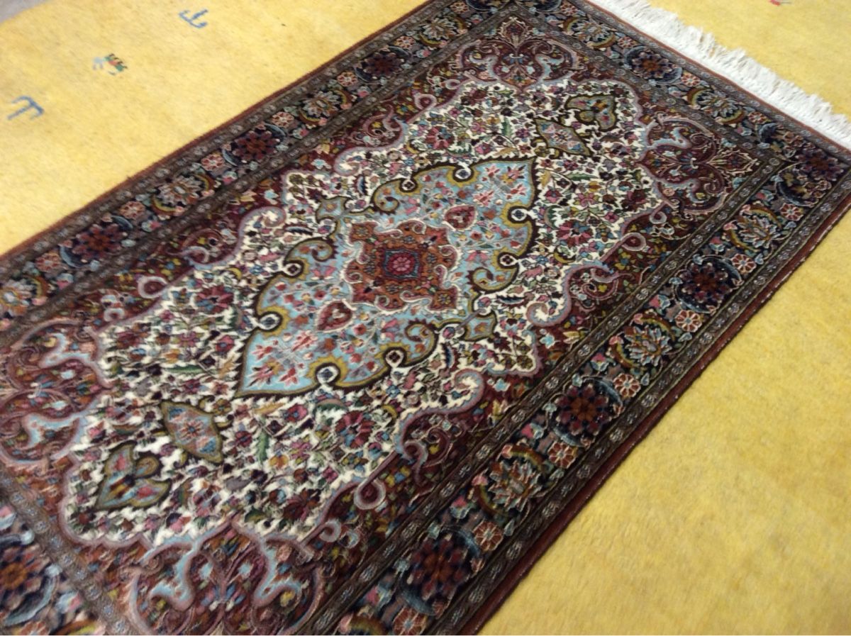 Tappeti: Schöner Kashmir Seiden-Orientteppich! N7 – Usato da Zürich venduto da Hemmat 4