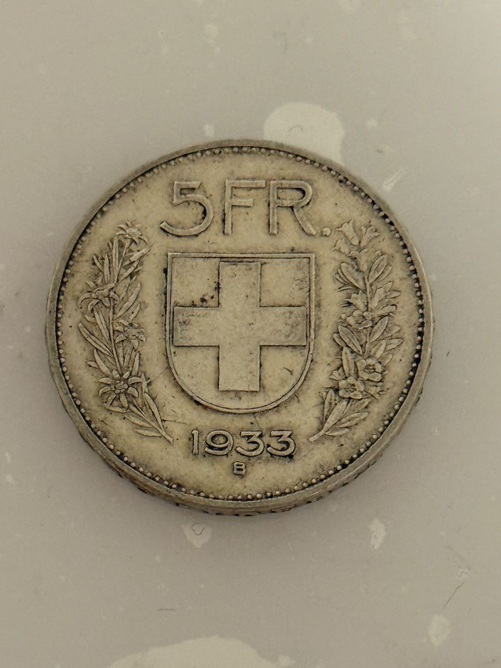 Tutti le monete: 5 Franken 1933  Silber – Usato da Wallisellen venduto da SWISS_SILVER1 1