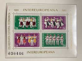 Rumänien 1981 Block 2 Folklore Volkstanz postfrisch