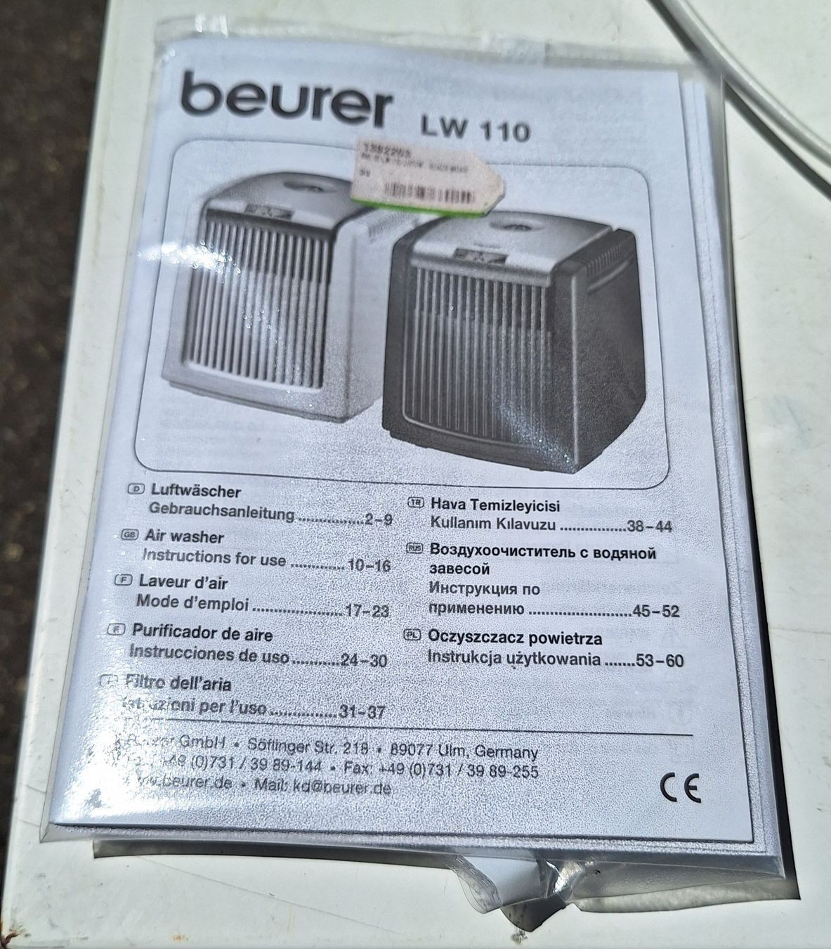 Beurer Umidificatori d'aria: Beurer Luftbefeuchter – Usato da Weinfelden venduto da JoeBaer 7