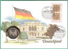 Münzbrief  5 DM   1990    Deutschland