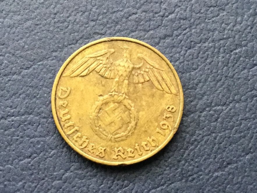 Tutti le monete: 5 Reichspfennig 1938 E.selten – Usato da St. Margrethen SG venduto da alfapeugeot10 1
