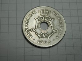Belgien 10 Centimes, 1905 Legende in niederländisch - 'BELGI