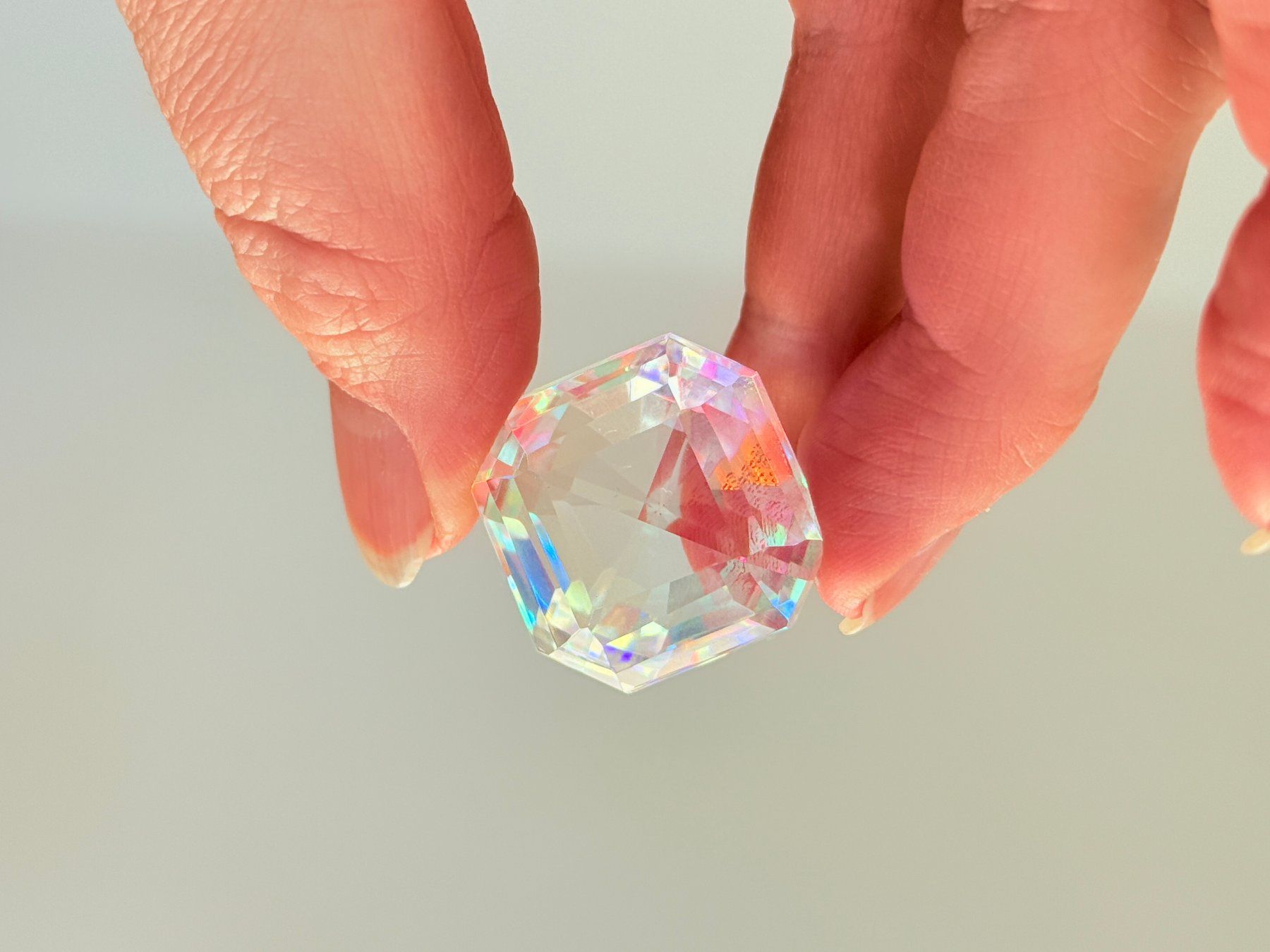 Pietre preziose: 65.35 Ct Asscher Cut Loose Gemstone Certified – Nuovo e nell'imballaggio originale da Genève venduto da AWWA 8