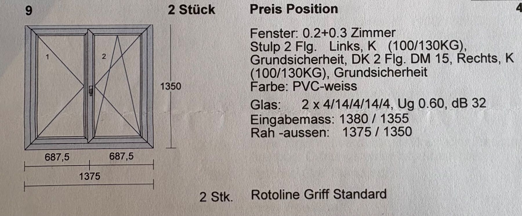 Finestre: Kunststoff-Fenster – Usato da Vordemwald venduto da TrilliFrilli69 1