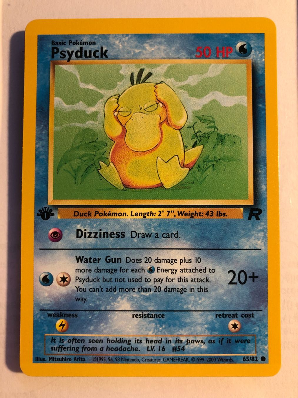 Carte collezionabili: Psyduck 1st Team Rocket - MINT - ab 1.- – Usato da Giubiasco venduto da dan_pr8b