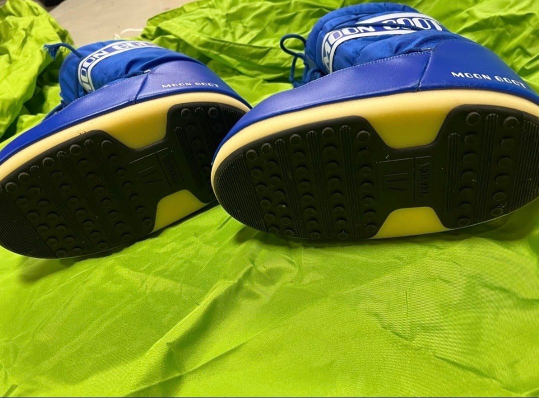 Moon Boot Scarpe da uomo: Moon Boot Nylon Blau Gr. 42/44 – Usato da Gwatt (Thun) venduto da marcramseier 2