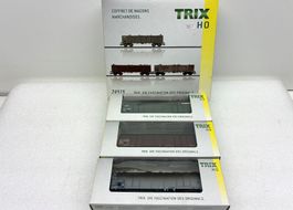 Trix 24515 H0= Güterwagen-Set SNCF Hochbordwagen Eaos