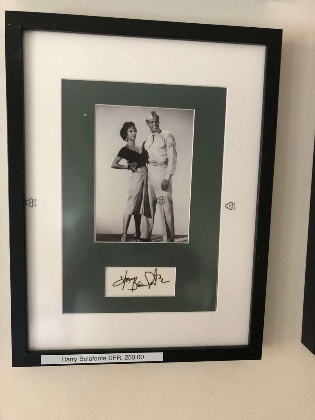 Autografi: HARRY BELAFONTE signed Autogramm  Passepartout – Usato da Egg b. Zürich venduto da Dbunny