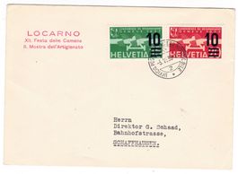 Lettre de Locarno BPA A146 pour Schaffhausen le 3.VI.38