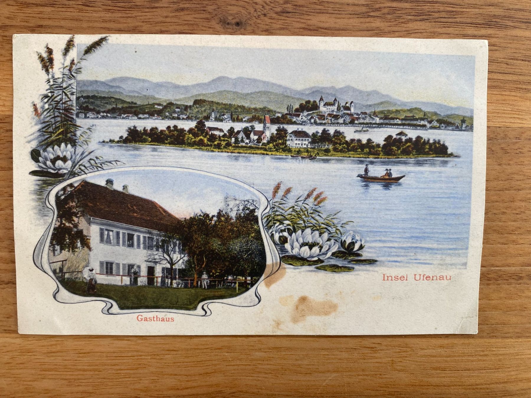 Ansichtskarten: Ansichtskarte Insel Ufenau – Gebraucht aus Unterterzen von bac_287t