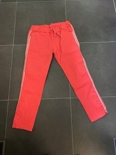 Bequeme Hose mit Gummi pink L