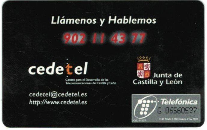 Schede telefoniche: Privat Telefonkarte Spanien cedetel – Usato da Zürich venduto da Tolima194 1