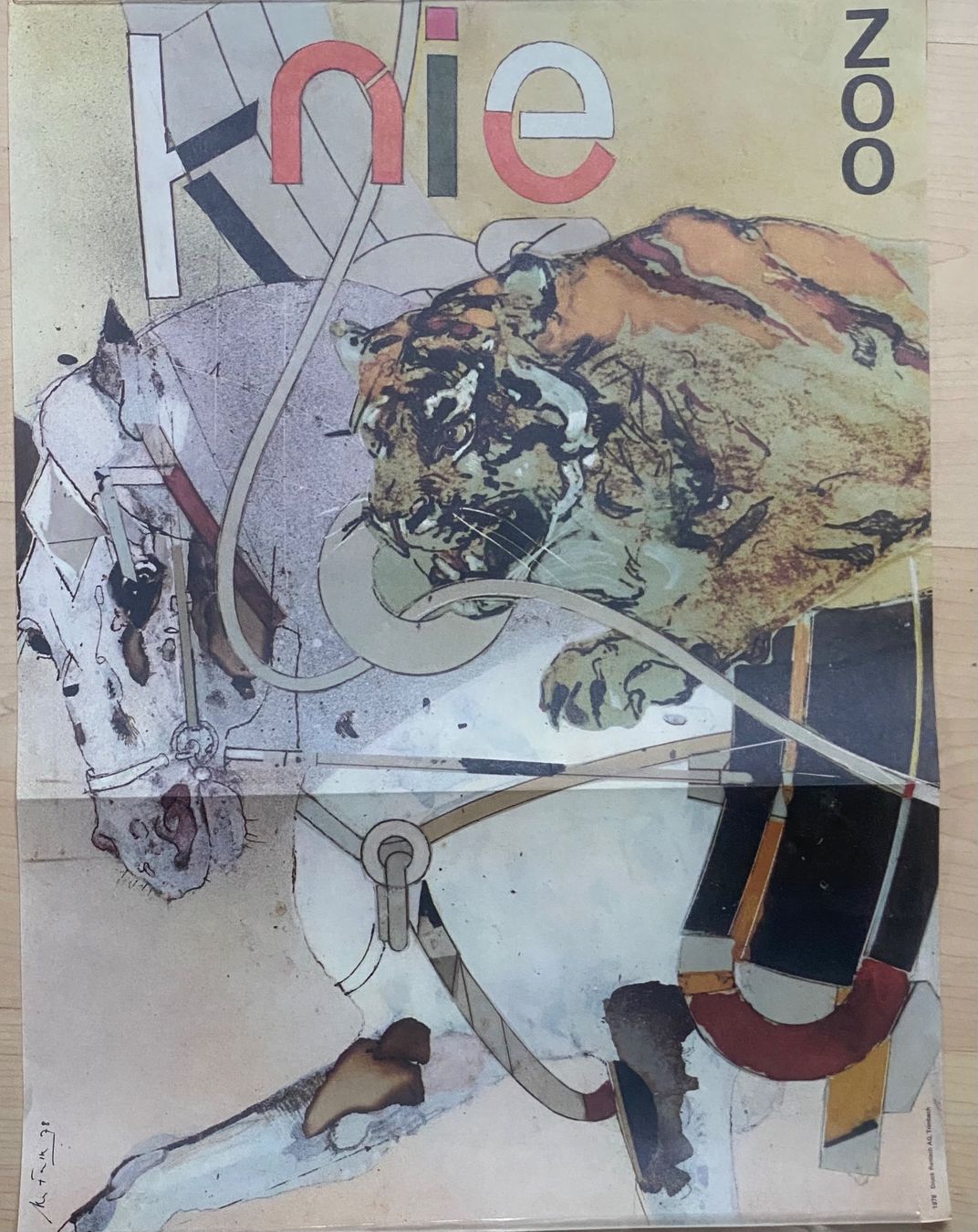 Poster & Bilder: Plakat Zirkus / Zoo Knie 1978 – Gebraucht aus Schnottwil von Chasarmar
