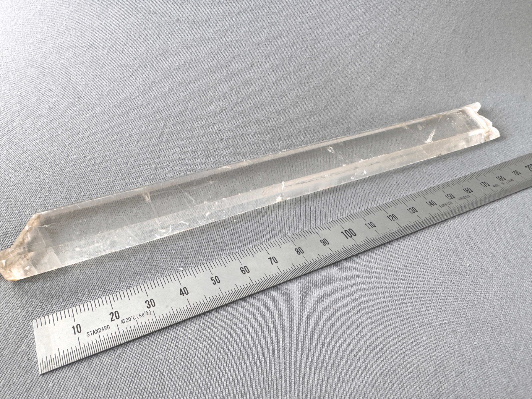 Minerali & Pietre curative: Quarz Kristall klar, ca. 20cm – Usato da Zürich venduto da Malco0