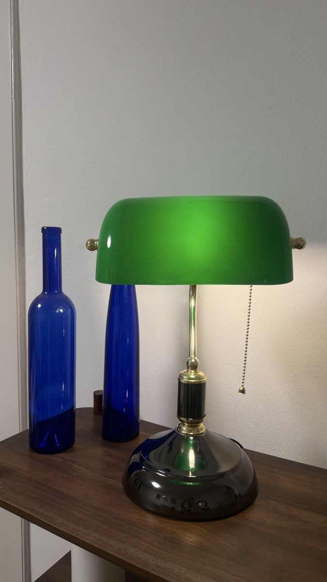 Lampade: Grüne Bankerlampe – Nuovo (secondo la descrizione) da Zürich venduto da Julia_Ch
