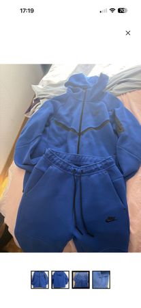 Ensemble survêtement Nike Tech Fleece bleu taille M