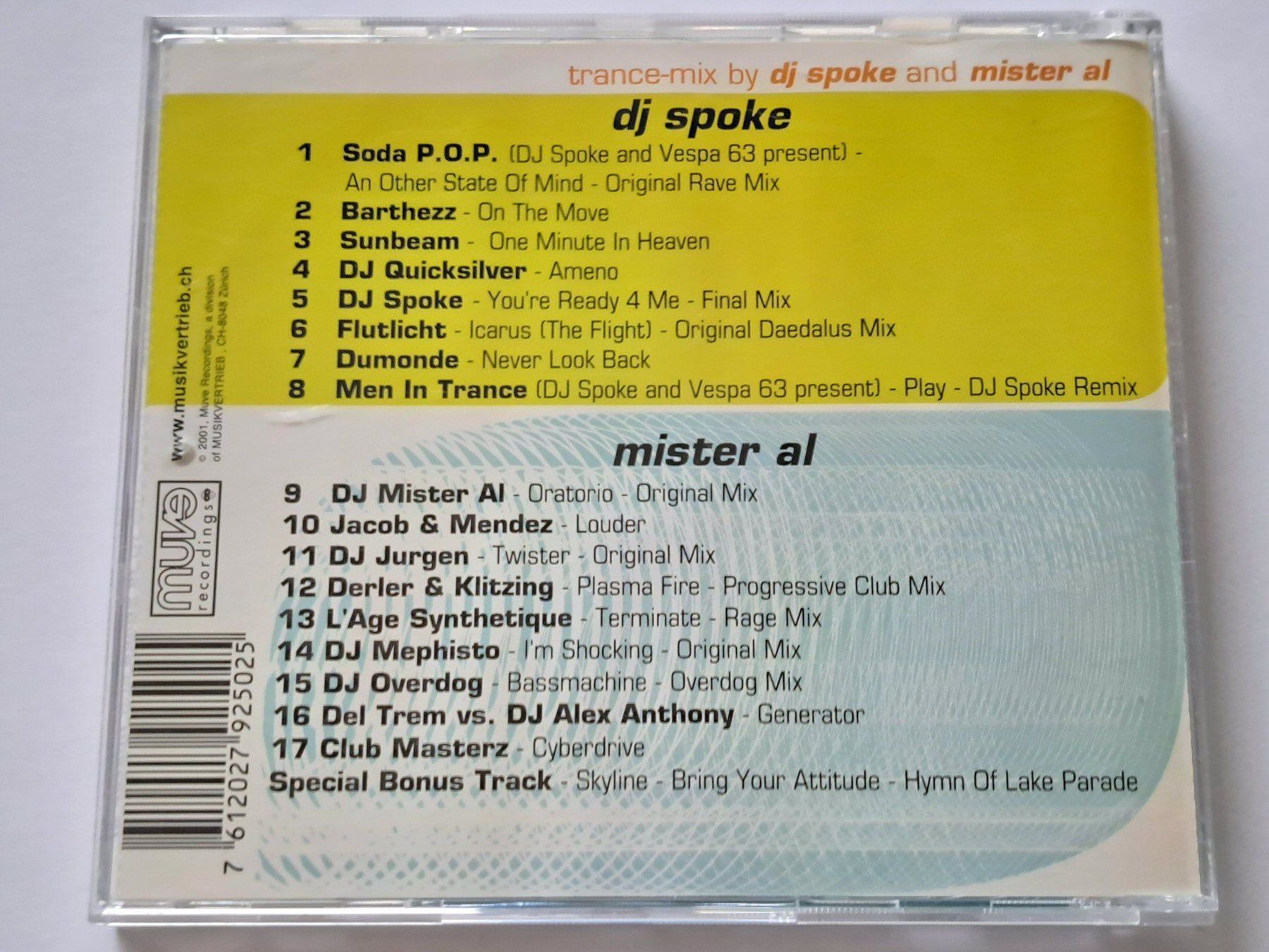 CD: Cd Lake Parade 2001 DJ Spoke & Mr Al – Usato da Pully venduto da bro_n52j 1