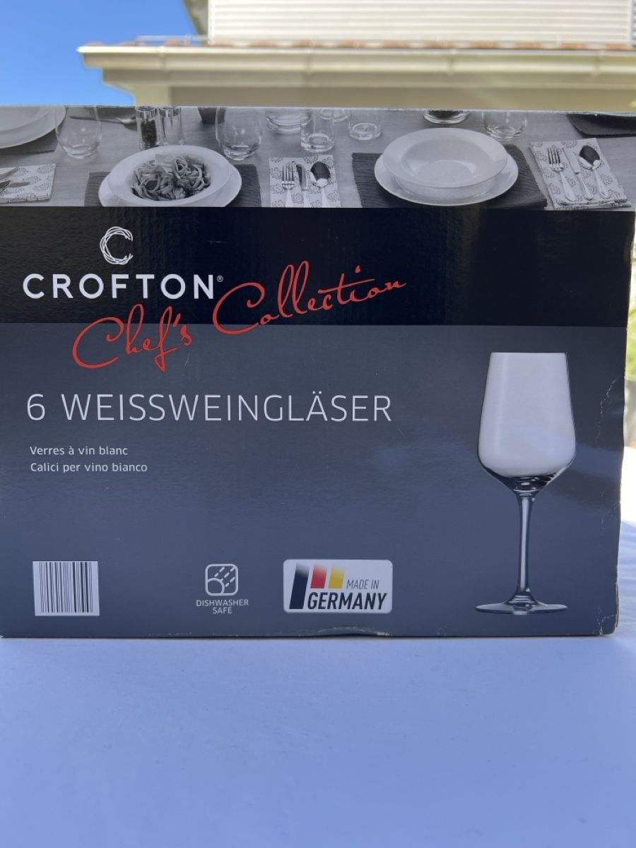 Verres: 6 Crofton Weissweingläser  – D'occasion à Bachenbülach par LarissaLaruss