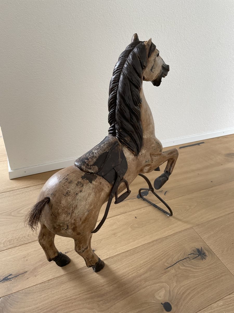 Statuette: Antikes Karussell-Pferd aus Holz – Usato da Zürich venduto da cri_vcf7 1