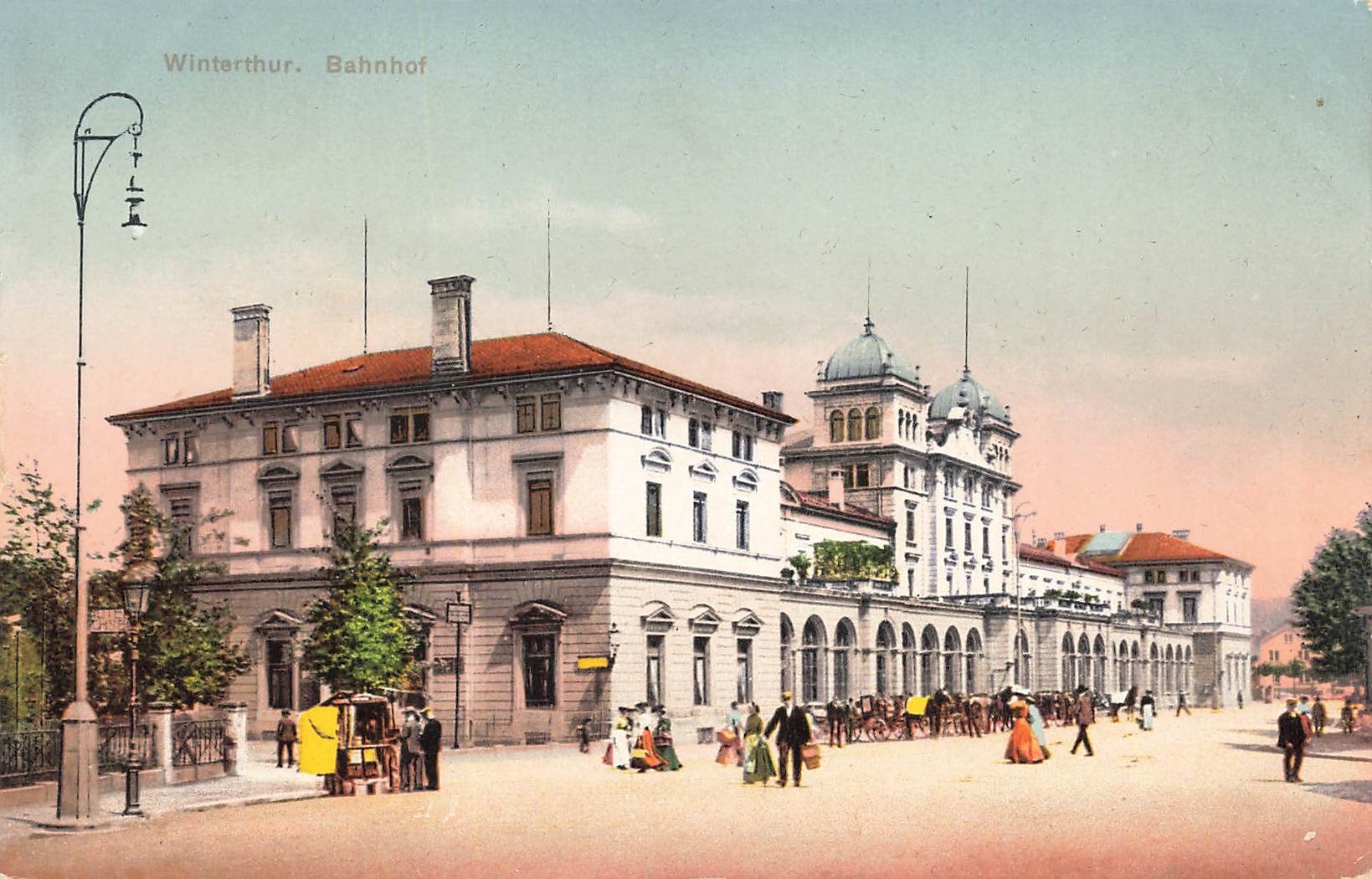 Ansichtskarten: Winterthur (ZH) Bahnhof – Gebraucht aus Biasca von Blenio71
