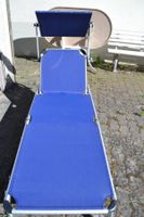Liegestuhl mit Sonnenblende