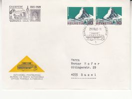 Sonderstempel A. 991 Congress ISCA Champery 1965