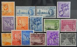 Seychellen British Lot mit alten Werten II