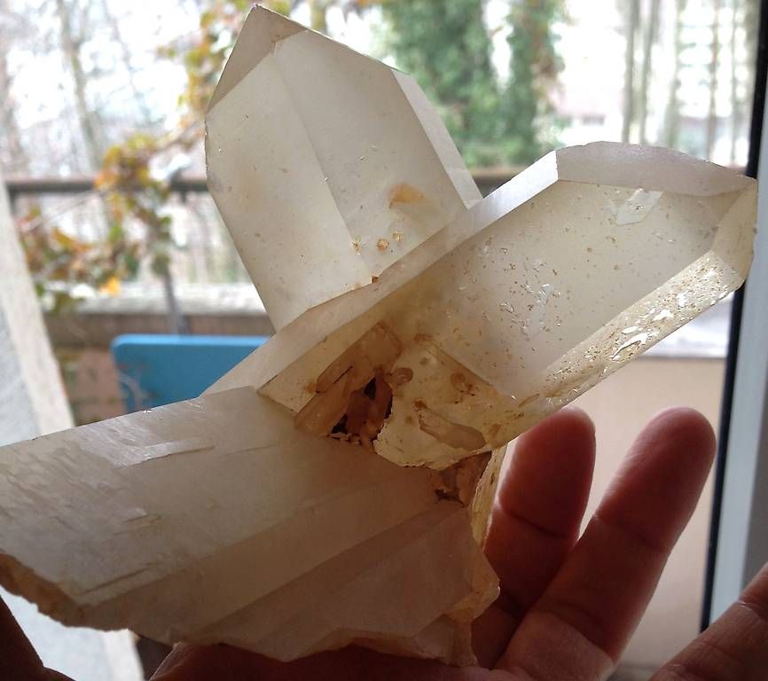 Mineralien & Heilsteine: pointes de cristal de quartz en formation croix – Gebraucht aus Vevey von zabounetta 3