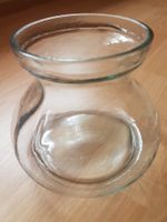 BLUMEN-VASE, VORRATSGLAS (NEUWERTIG)
